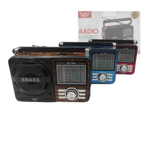 Rádio Retrô Portátil Bluetooth com Lanterna Altomex AD-1088 EL-1301 (5)